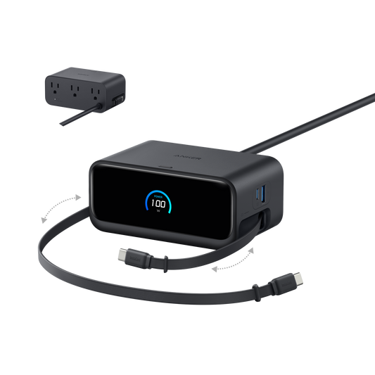Anker Nano 7-in-1 Charging Station Black
