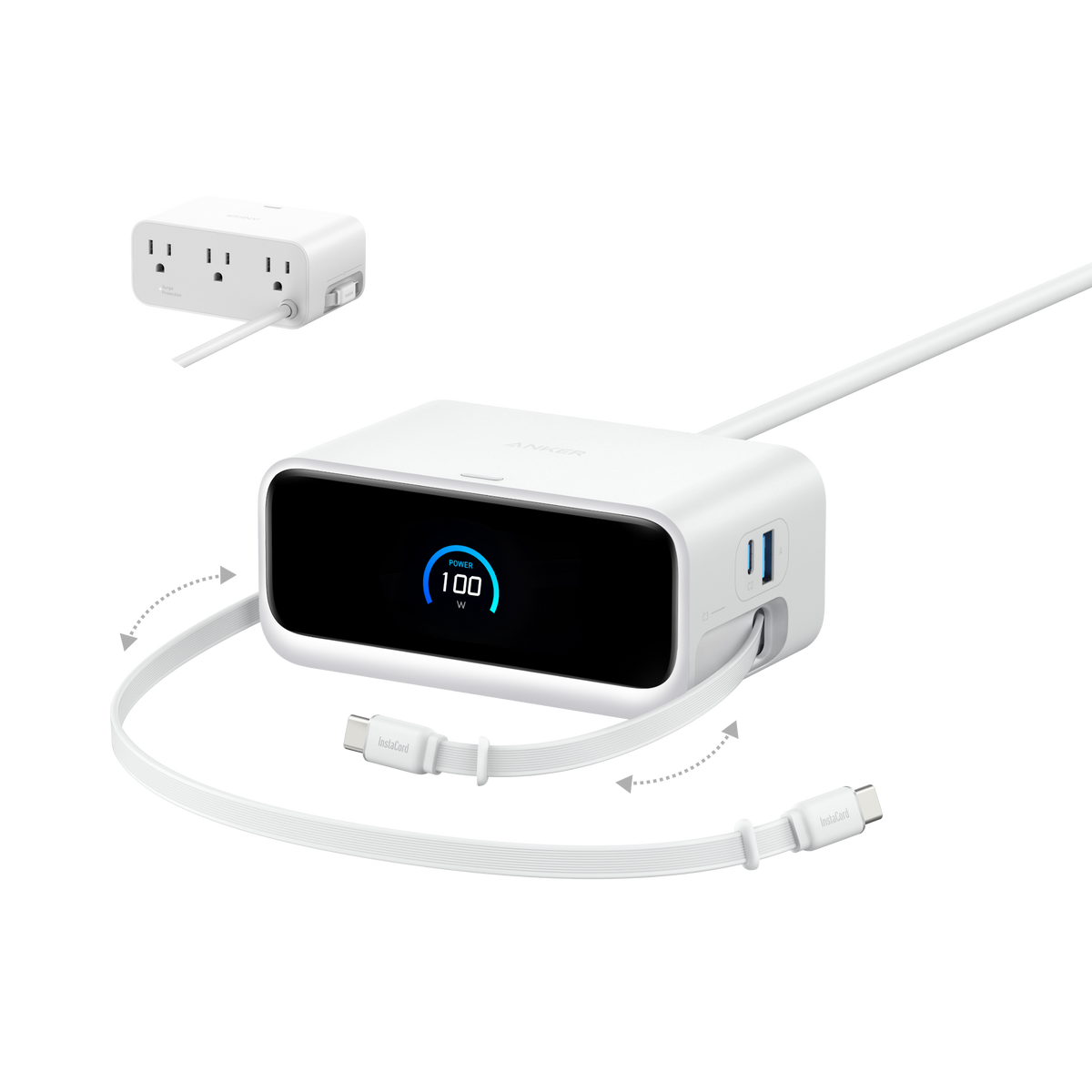 Anker Nano 7-in-1 Charging Station Aurora White