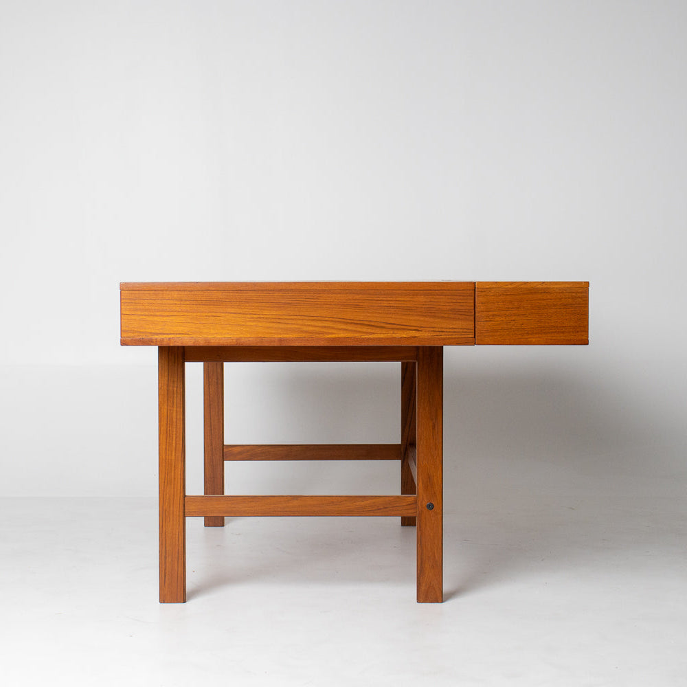 Peter Lovig Mid Century Danish Teak Flip Top Desk