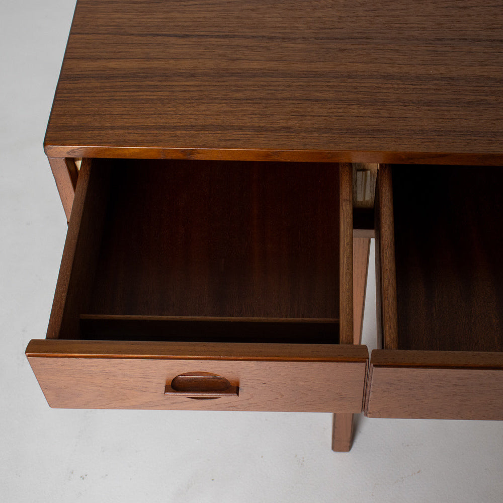 Peter Lovig Mid Century Danish Teak Flip Top Desk