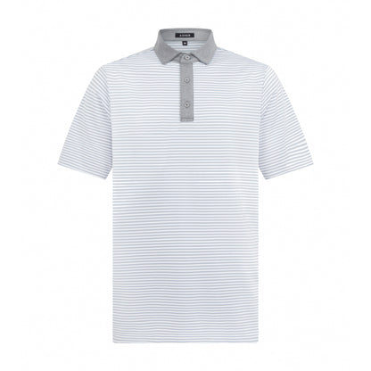 Asher Golf Traverse Polo Heather Grey