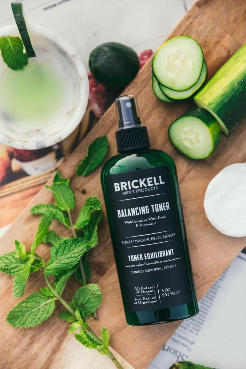 Brikell Men's Daily Face Cleanse Routine for Oily Skin