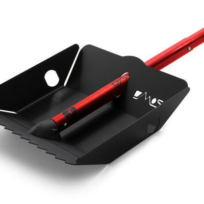 DMOS The Stealth XL Shovel Black with Red Handle