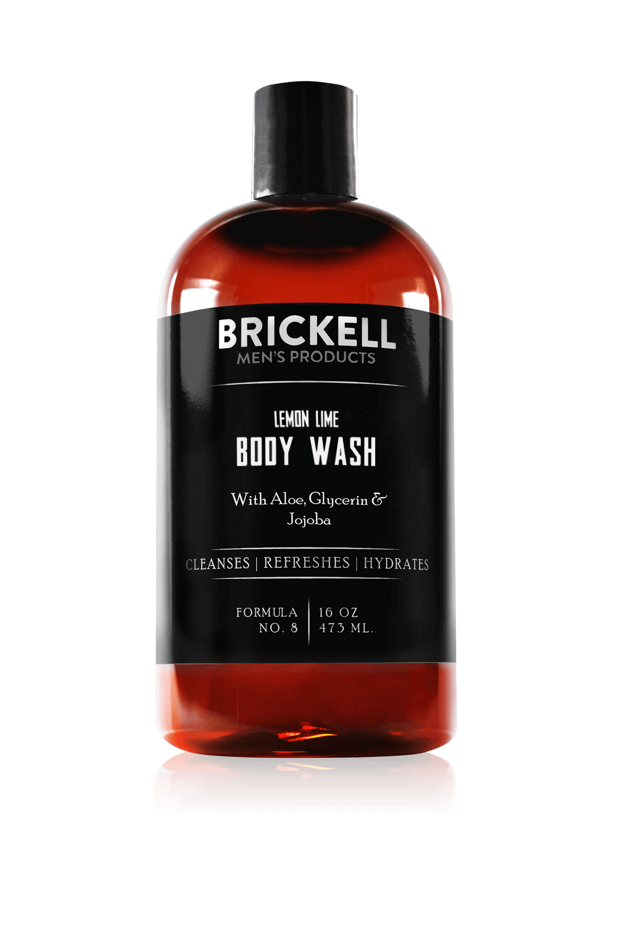 Brickell Invigorating Body Wash 16 oz Lemon Lime