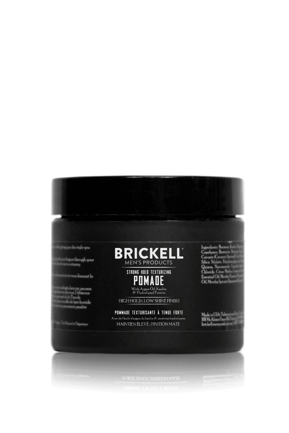 Brickell Strong Hold Texturizing Pomade 2 oz