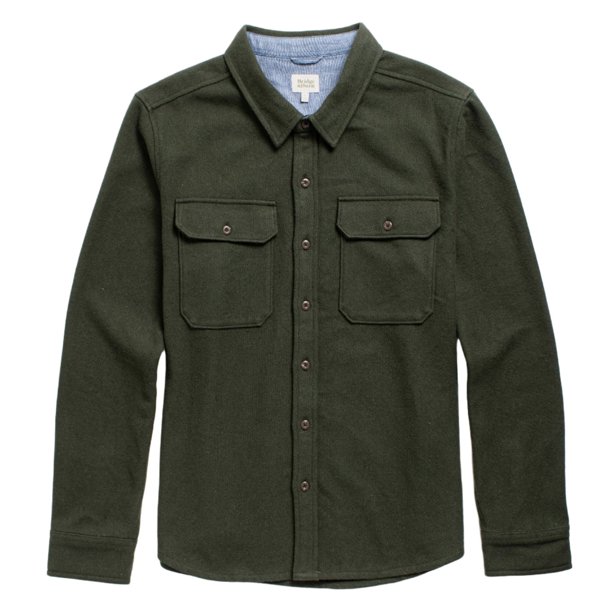 Bridge & Burn Dark Sage Pointer Overshirt Dark Sage