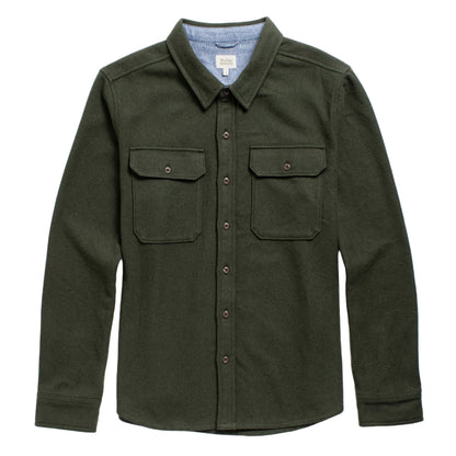 Bridge & Burn Dark Sage Pointer Overshirt Dark Sage