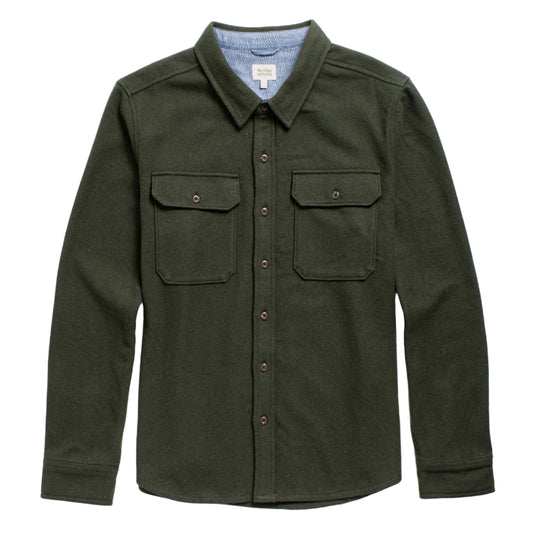 Bridge & Burn Dark Sage Pointer Overshirt Dark Sage