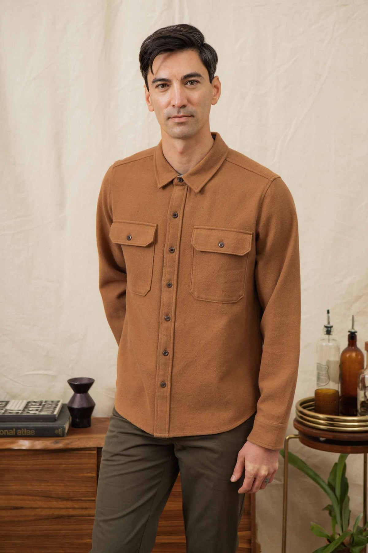 Bridge & Burn Pointer Overshirt / Camel