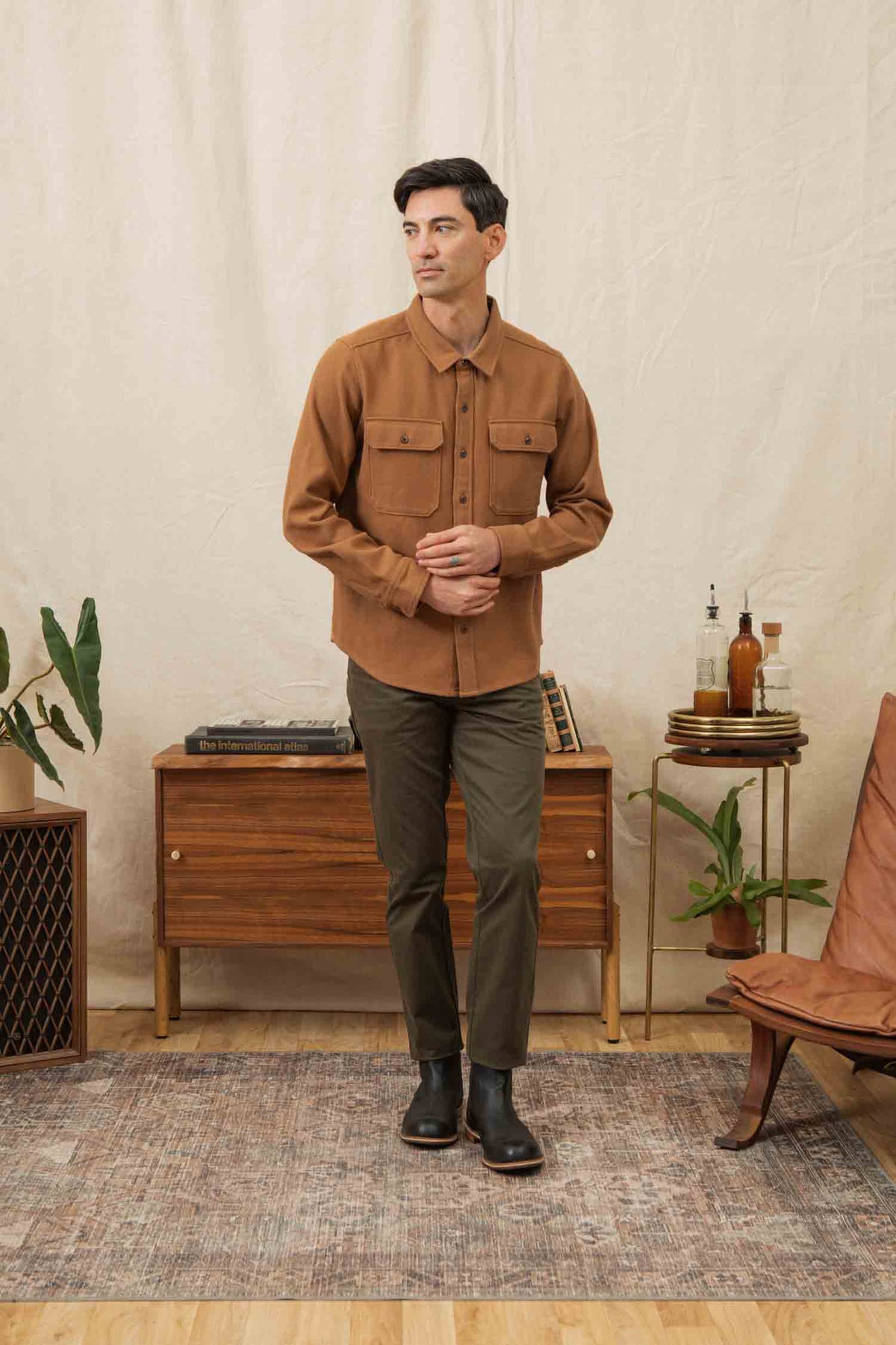 Bridge & Burn Pointer Overshirt / Camel