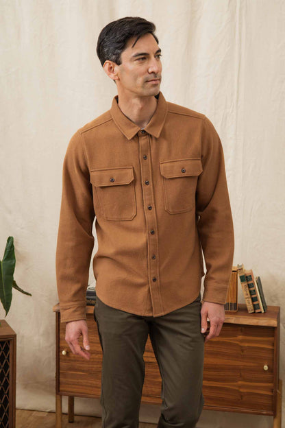 Bridge & Burn Pointer Overshirt / Camel