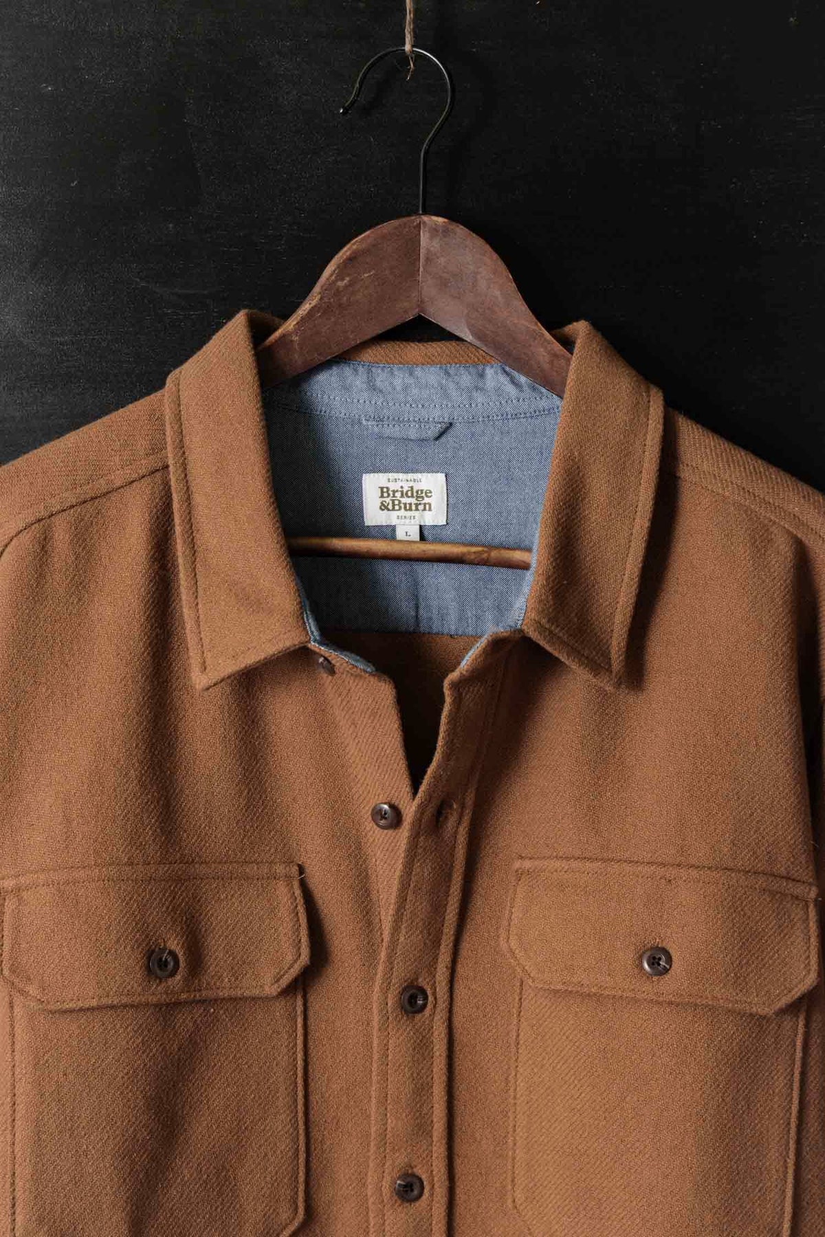 Bridge & Burn Pointer Overshirt / Camel