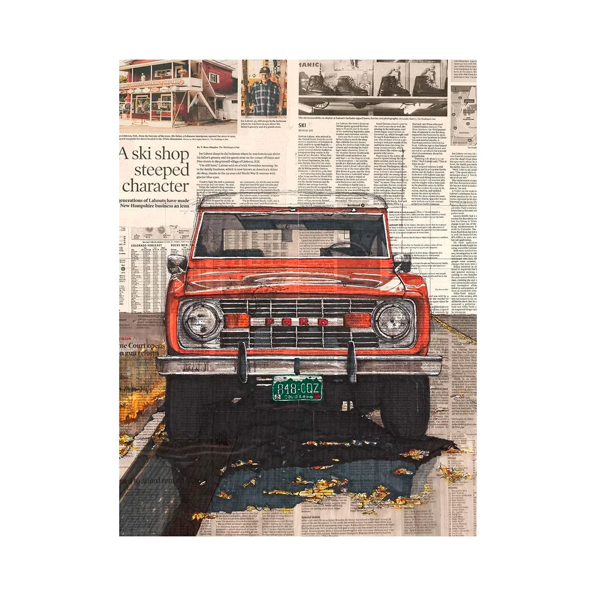 Bronco No.1 — 18x24 Fine Art Print 18" x 24"