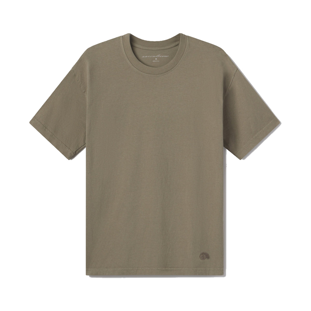 AARON LEVINE CREW T-SHIRT KELP
