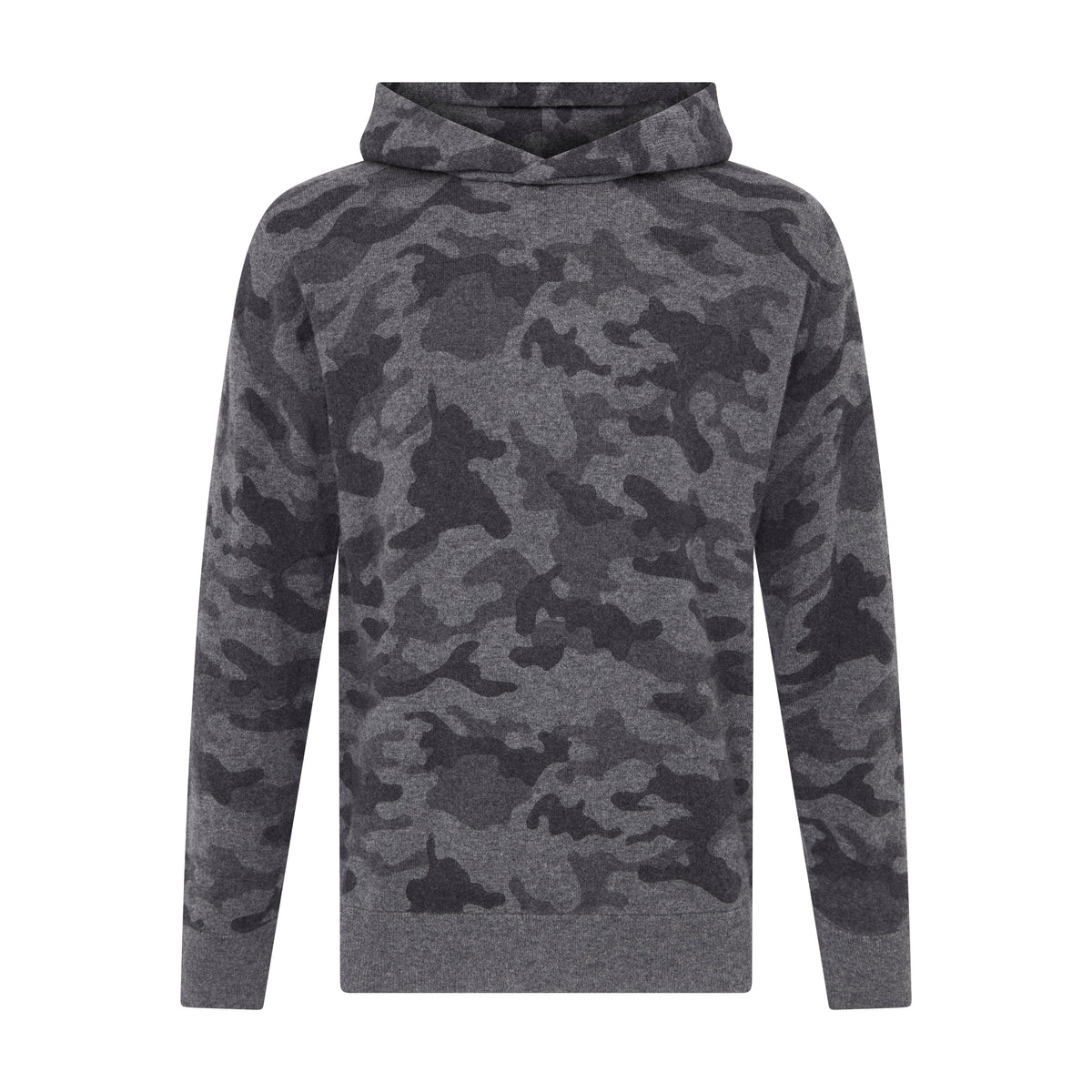 Asher Golf Sero Cashmere Hoodie Charcoal Camo