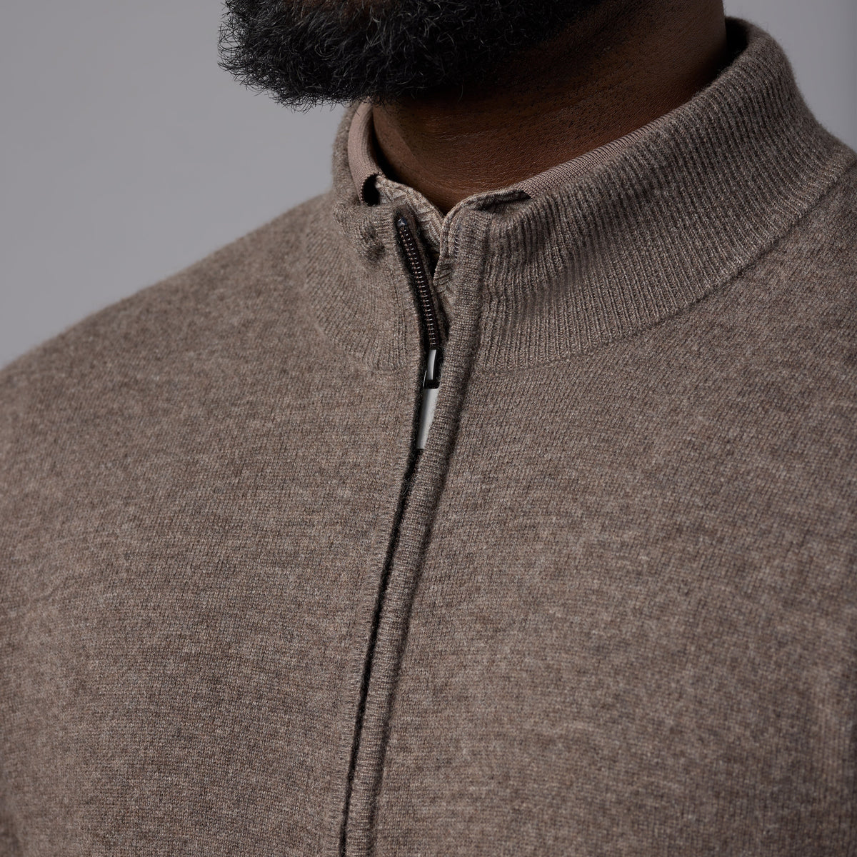 Asher Golf Sero Cashmere Quarter Zip