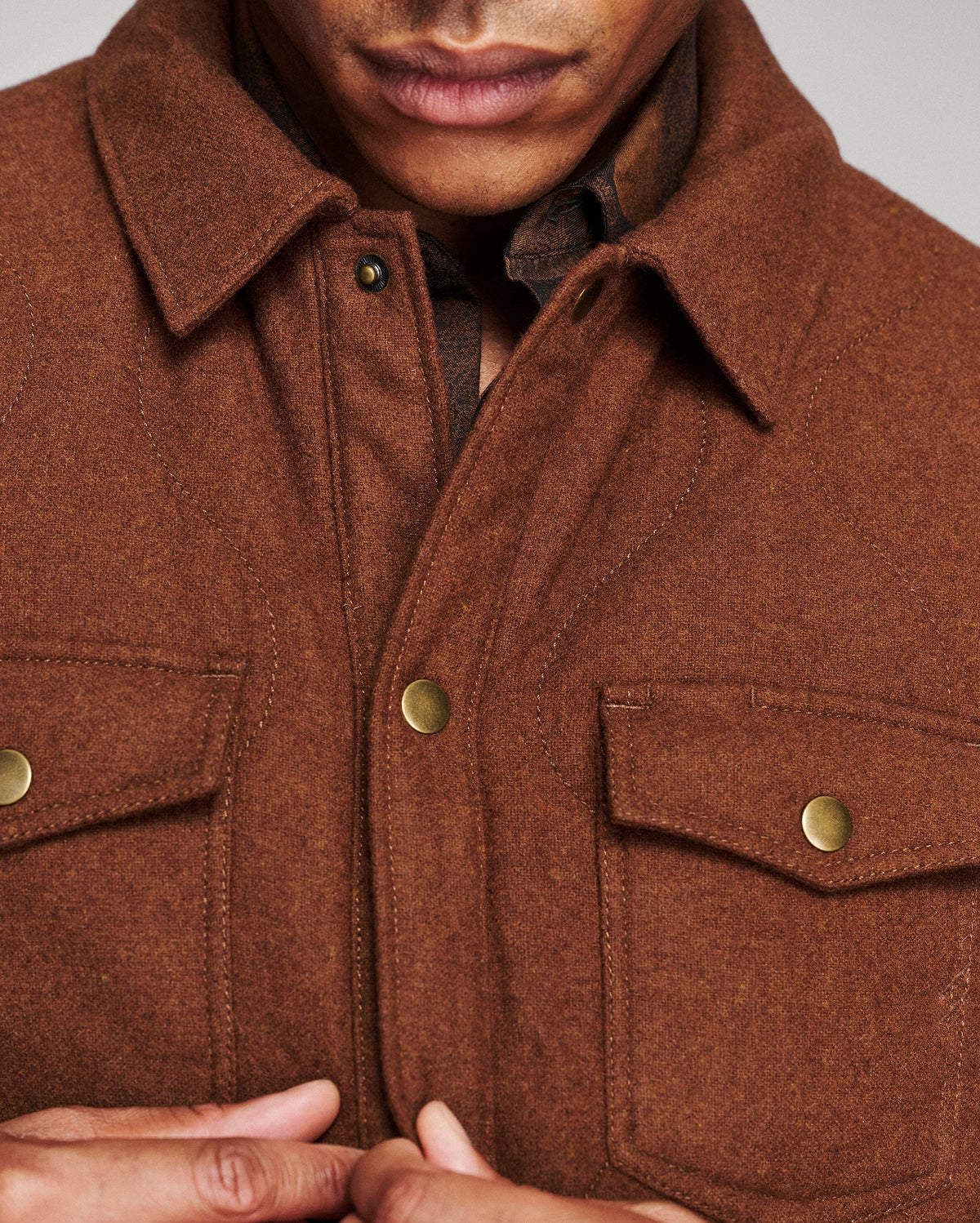 Billy Reid Onion Quilted Theo Shirt Jacket
