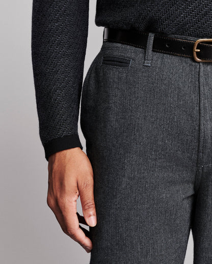 Billy Reid Step Jacquard Sweater Polo