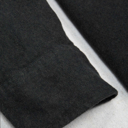 Rivay Cortina Brushed Cotton Camp Shirt in Dark Olive