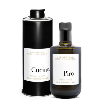 Heat Friendly Extra Virgin Olive Oil Cucino Piro + Cucino