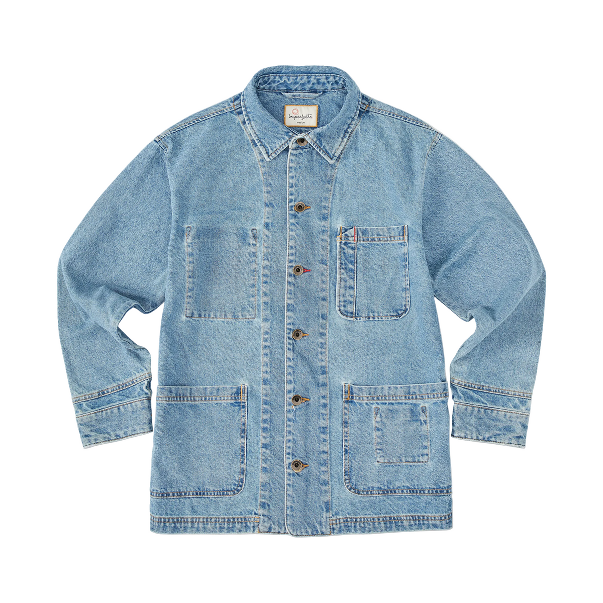 Imperfects Cunningham Coat in Primo Denim 67 Patina