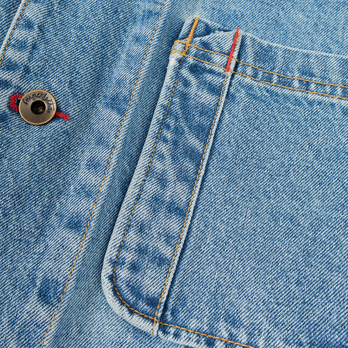 Imperfects Cunningham Coat in Primo Denim