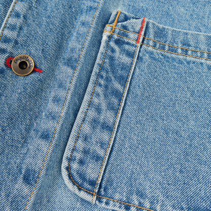 Imperfects Cunningham Coat in Primo Denim