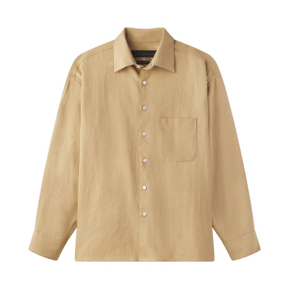 AARON LEVINE David Lynch Shirt CAMEL