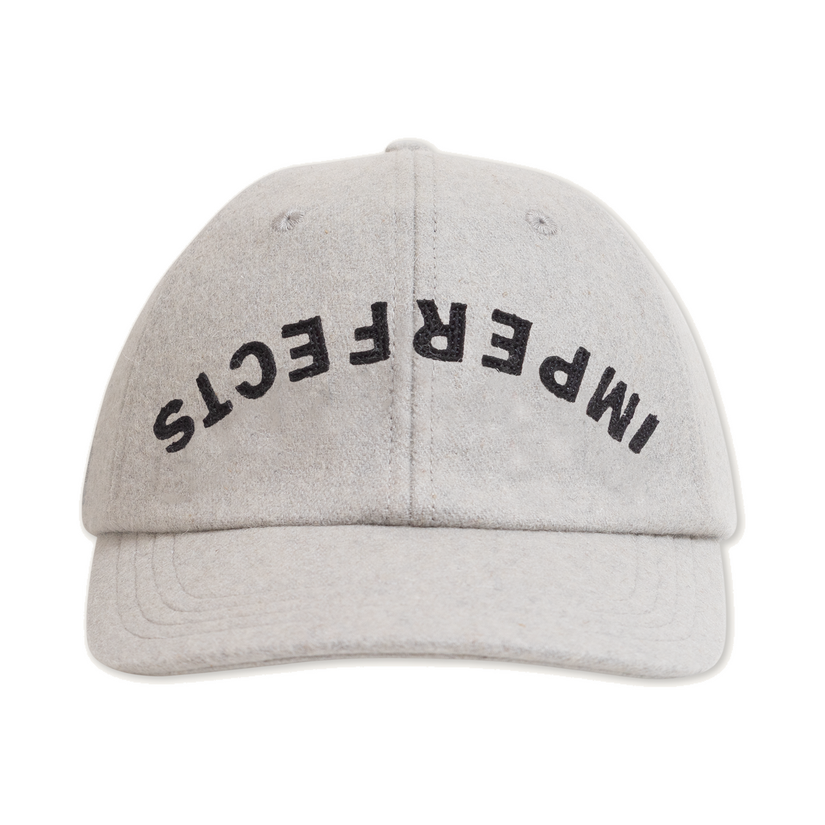Directors Cap in Winter-blend Wool Voltaire Grey