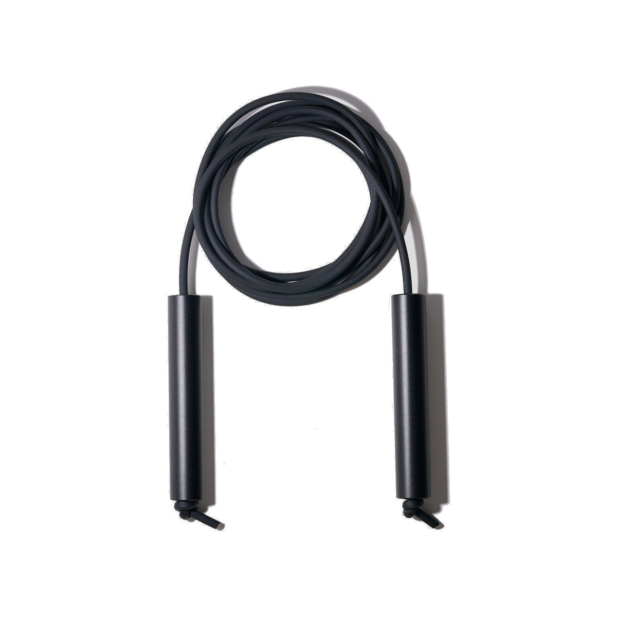 Forever Jump Rope Black Aluminum Black Leather (5mm)
