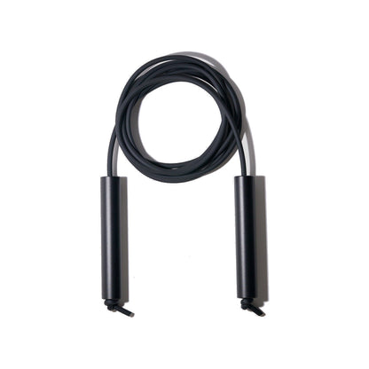 Forever Jump Rope Black Aluminum Black Leather (5mm)