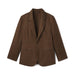 AARON LEVINE WORKWEAR SUIT JACKET - BROWN