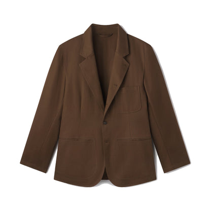 AARON LEVINE WORKWEAR SUIT JACKET BROWN