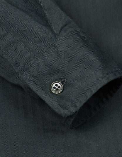Rivay Enfield Officer's Shirt in Faded Black