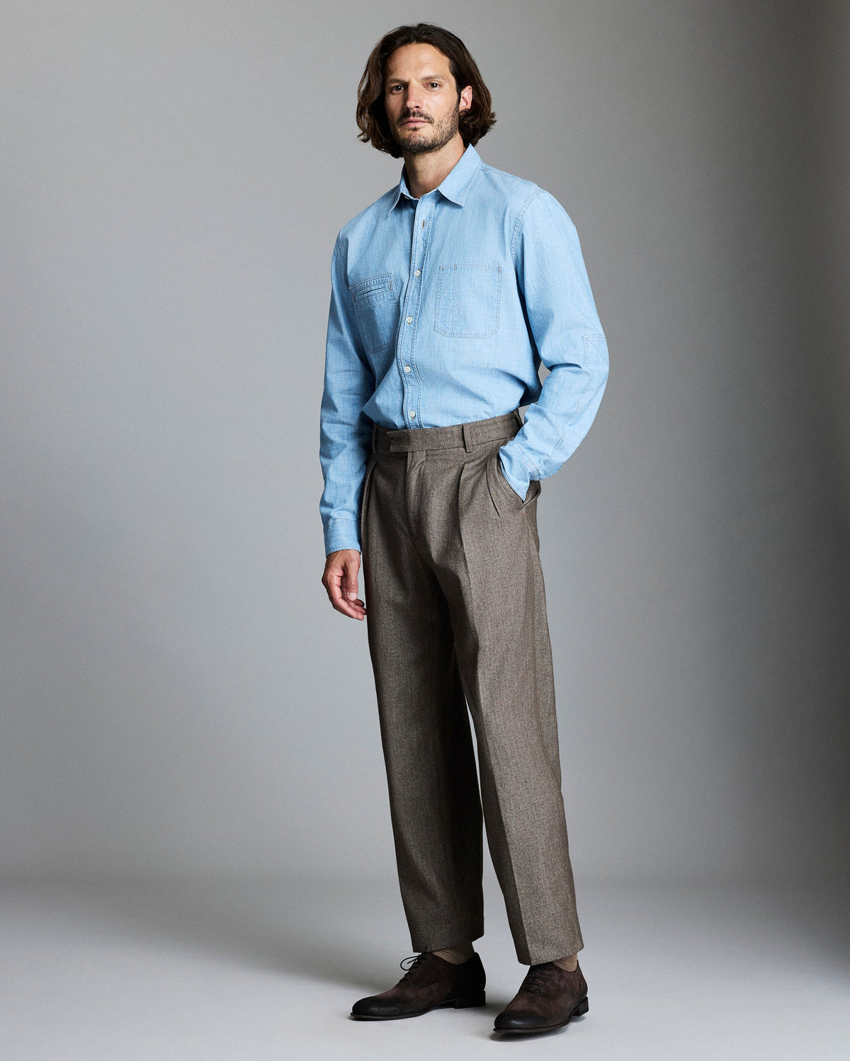 Billy Reid Chambray Field Shirt