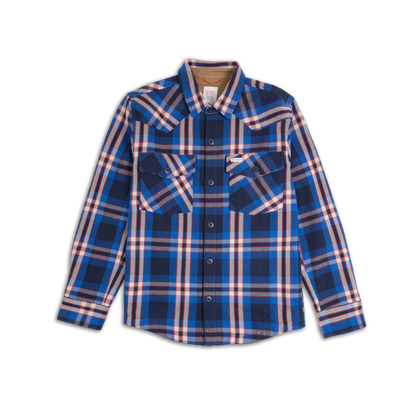 Topo Designs Mountain Shirt Jacket - Classic Blue Multi Midnight Classic Blue Multi