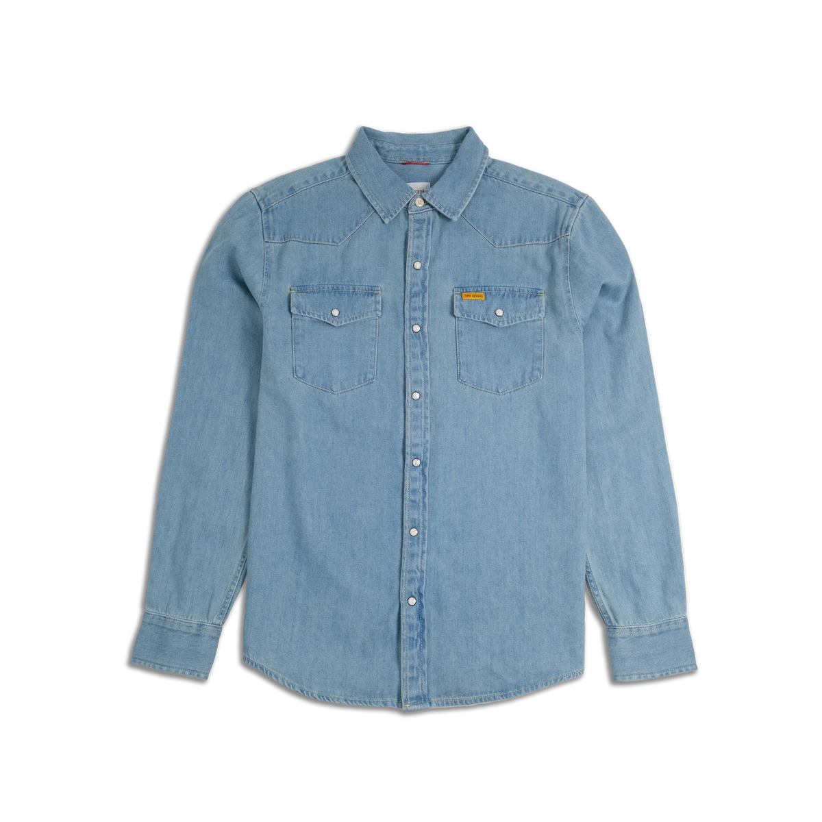 Topo Designs Mountain Shirt Long Sleeve Denim Light Denim