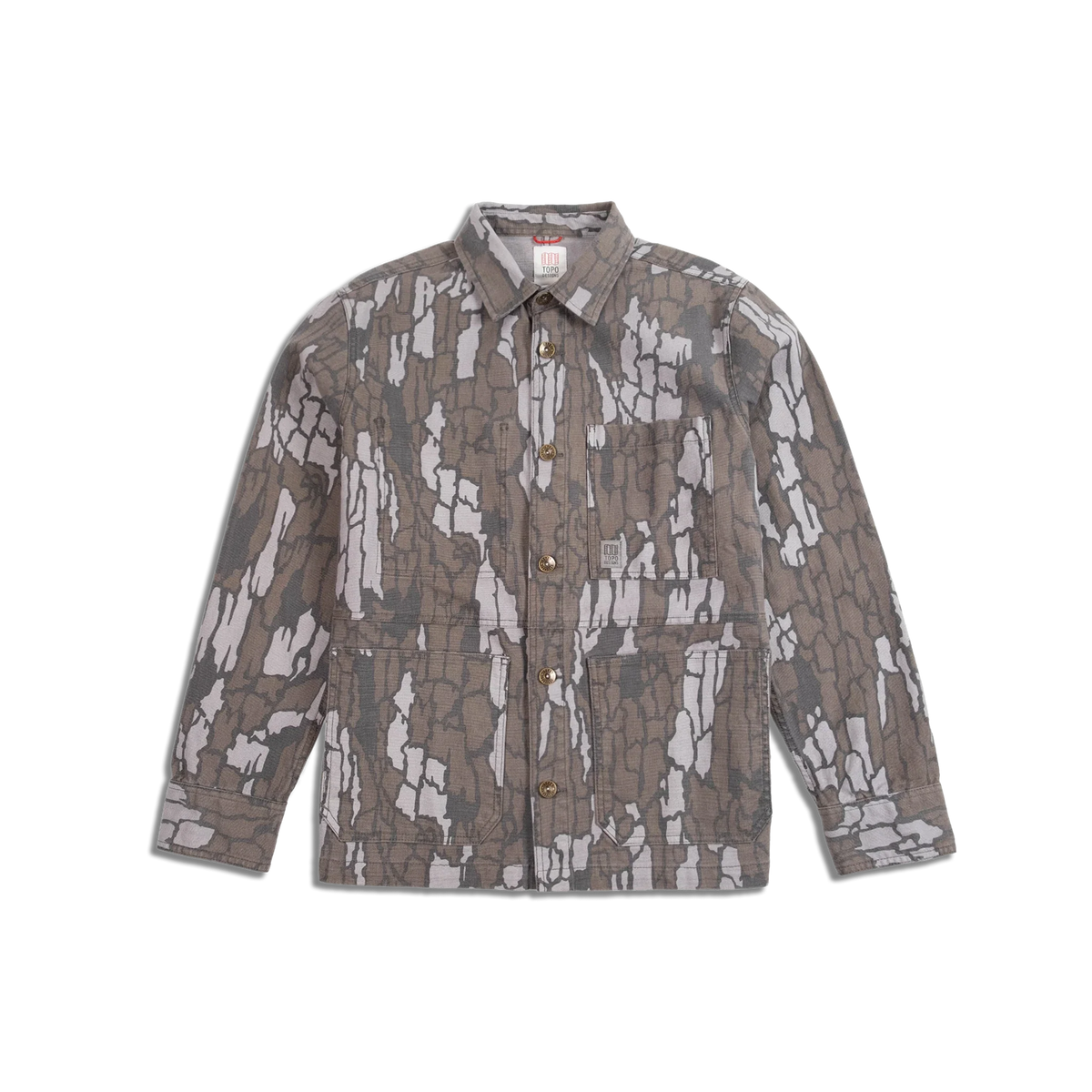 Topo Designs Utility Jacket - Tree Bark Camo Tree Bark Camo