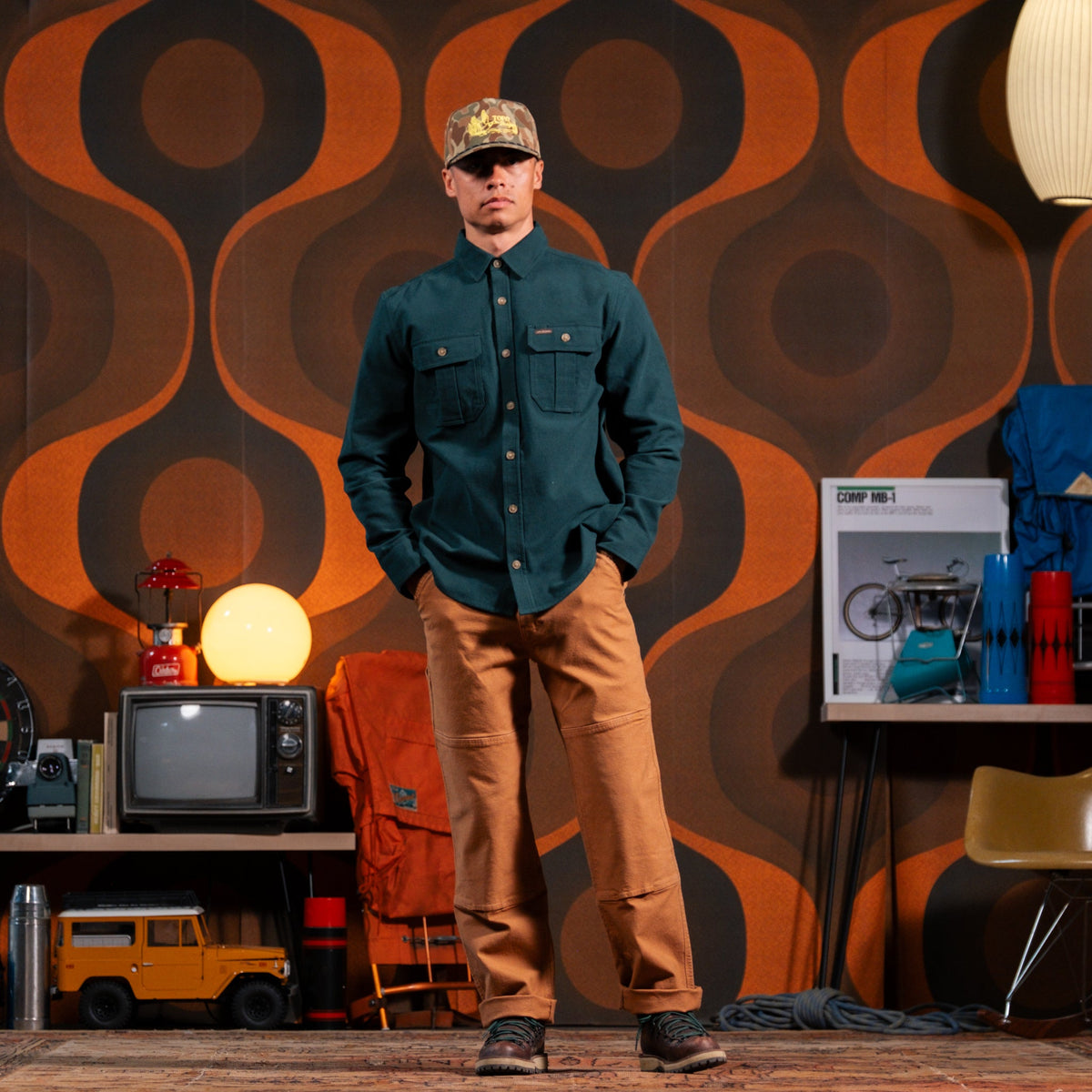 Topo Designs Utility Pants - Brown Oak