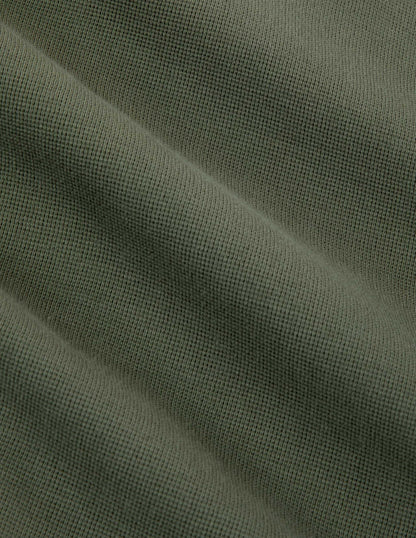 Rivay Gibson Waffle Henley in Field