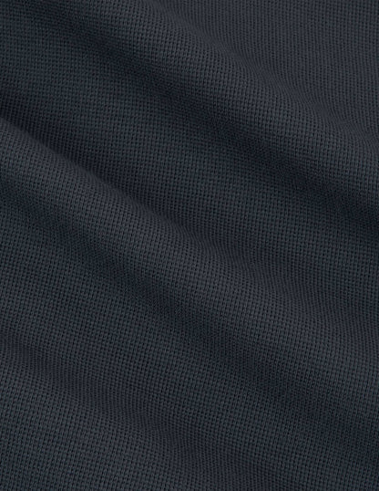 Rivay Gibson Waffle Henley in Weathered Black