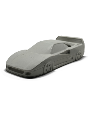 Ferrari F40 Concrete Sculpture Concrete Grey