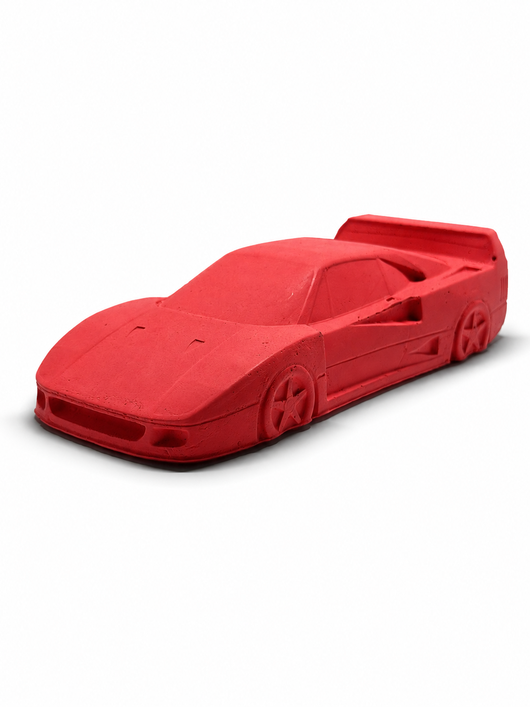 Ferrari F40 Concrete Sculpture Wine Red