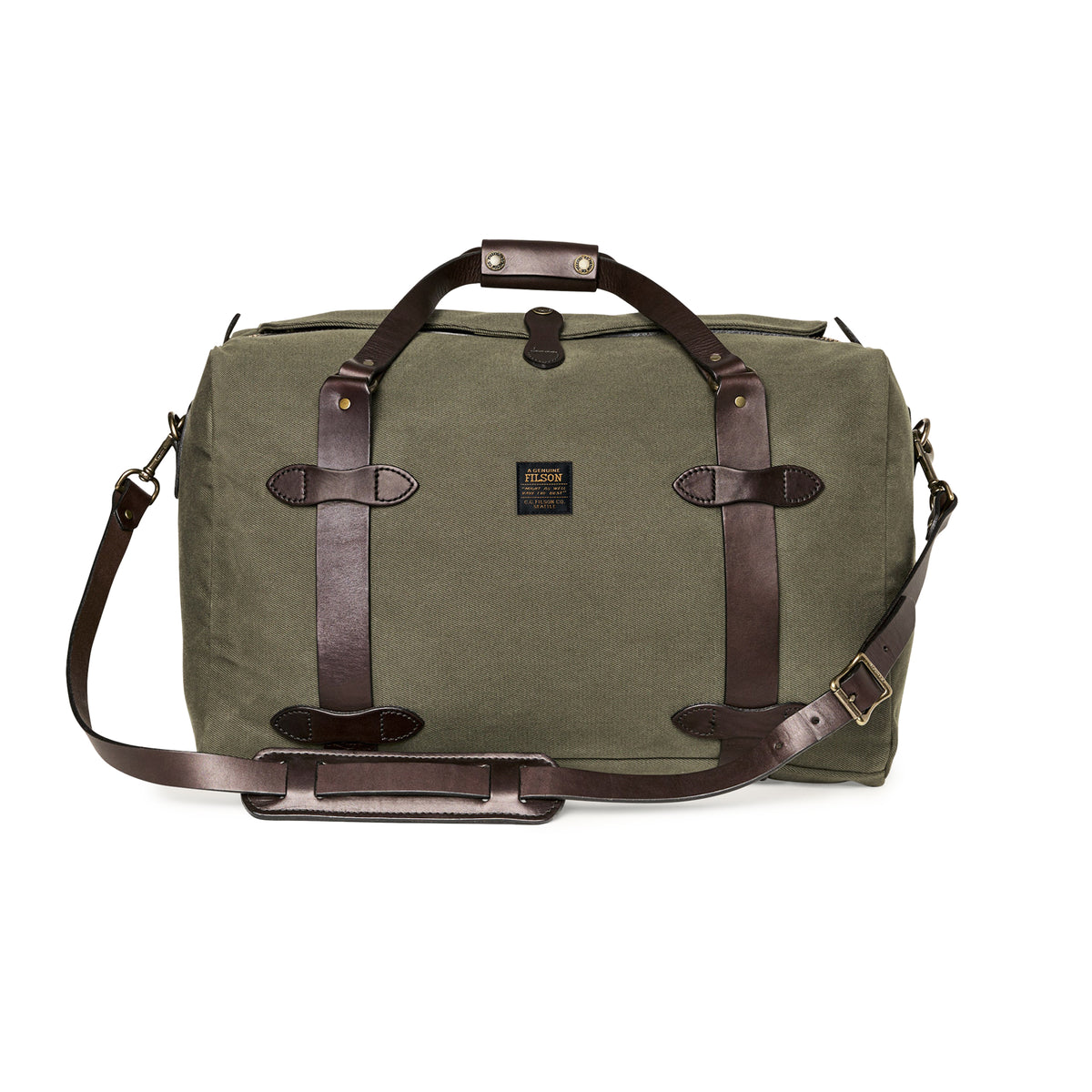 Filson Medium Rugged Twill Duffle Bag Otter Green