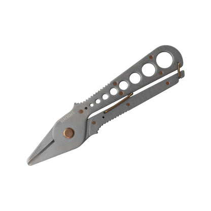 Barbones Herb Harvest and Strip Tool Tumbled Steel