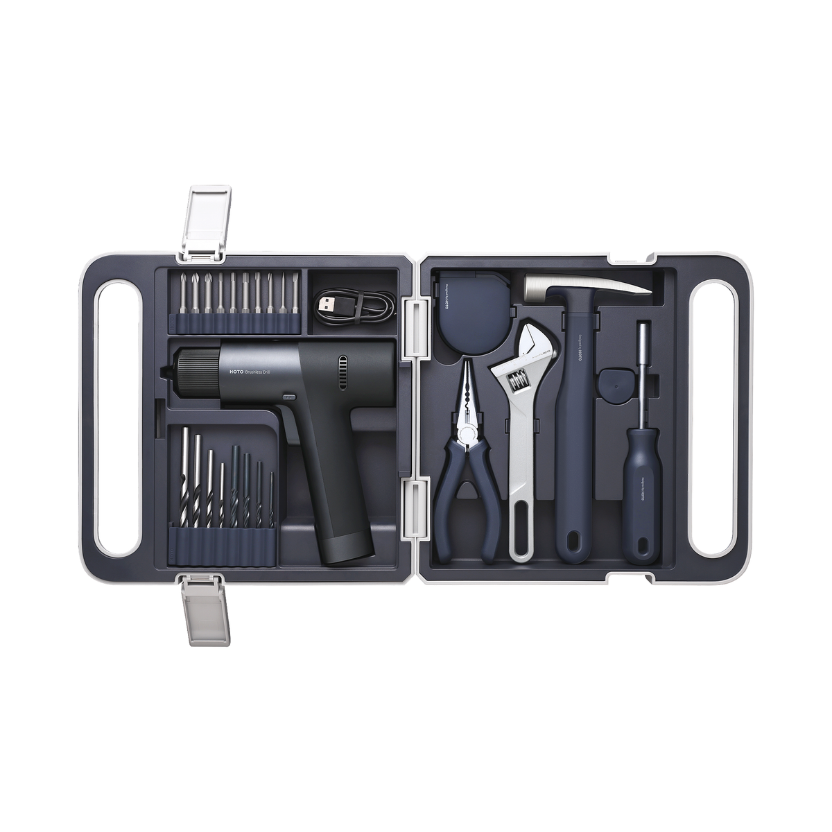 HOTO 12V Brushless Drill Tool Set