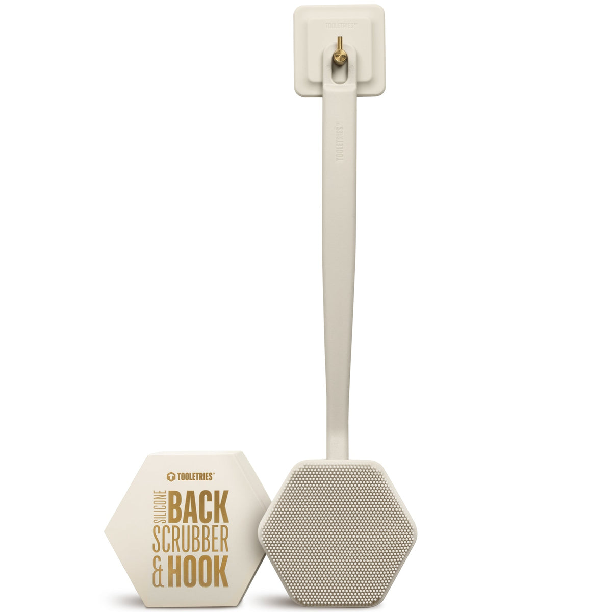 Tooletries Back Scrubber & Hook Sand
