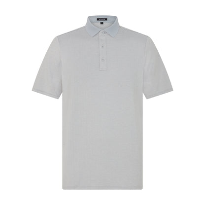 Asher Golf Herringbone Polo Heather