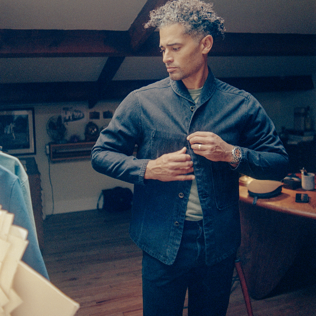 Shepherds Shirt in Primo Denim