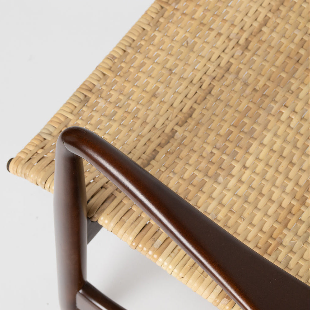 Kofod Larsen Lounge Chair in Cane